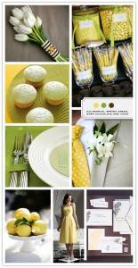 Color Palette: Goldenrod, Spring Green, Dark Chocolate, and Ivory 7