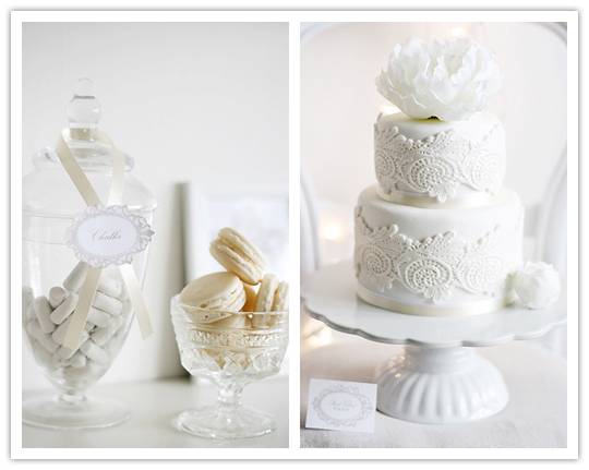 Inspiration Shoot: Winter White Dessert Table 19