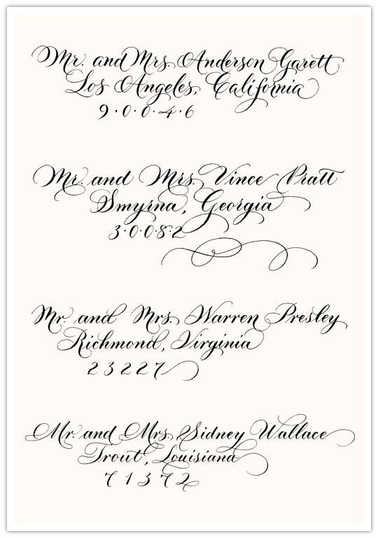 MMMarvelous Calligraphy from MMInk - The Inspired Bride