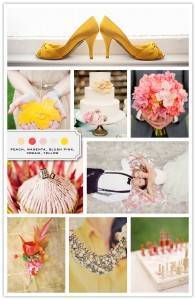 Color Palette: Peach, Magenta, Blush Pink, Cream, Yellow 8