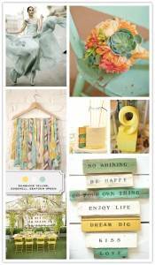 Color Palette: Sunshine Yellow, Eggshell, Seafoam Green 28