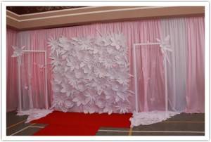 DIY Wedding Backdrop 1