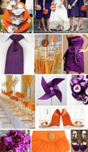 Wedding Color Palette: Orange