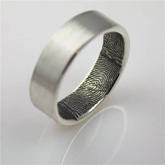 Fingerprint Wedding Ring