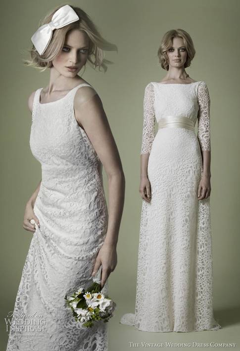 Lace Vintage Wedding Gown