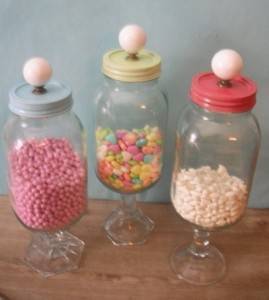 Mason Jar Candy Buffet