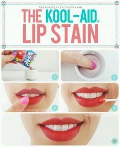 kool-aid lip stain