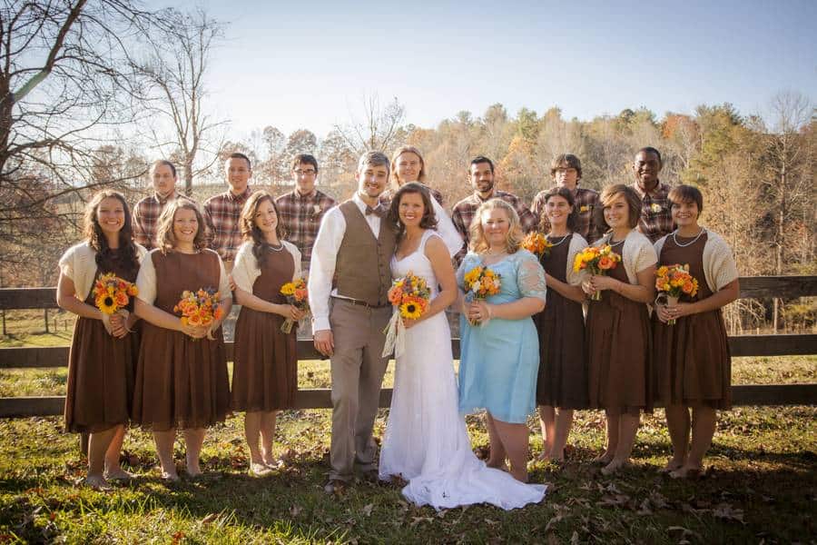 Jenna & Evan - A Rustic Fall Wedding - Inspired Bride