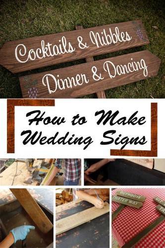 DIY Wedding Signs - An Awesome Way to Welcome Your Guests 3