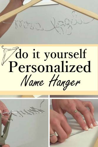 Add Personal Touch to your BIG Day with Charming DIY Name Hanger 11