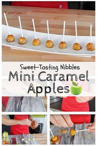 Homemade Mini Caramel Apples: Sweet-Tasting Nibbles Best at Wedding Party 15