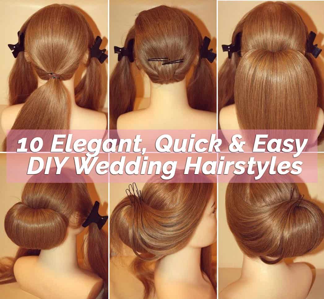 10 Elegant DIY Wedding Hairstyles 