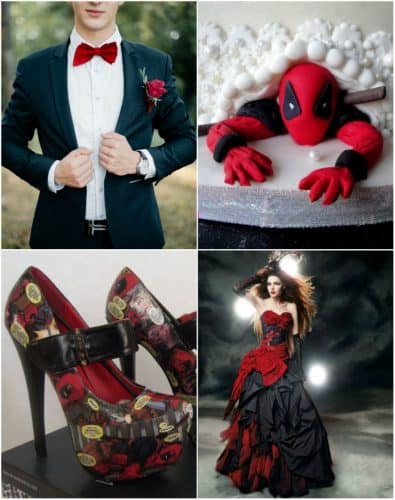 Nerd Alert: Deadpool Wedding Theme Inspiration 30