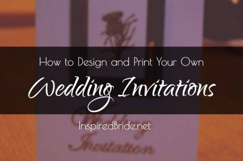 How to Design and Print Your Own Wedding Invitations 14