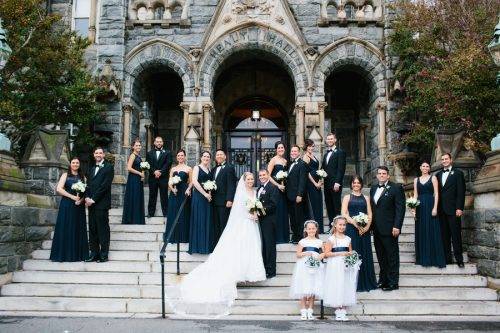 Navy & White Military Wedding 11