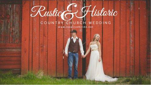 Rustic Historic Country Church Wedding 89