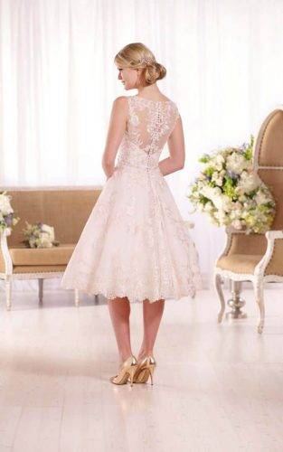 10 Stunning Tea Length Wedding Dresses - Inspired Bride