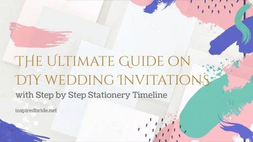 The Ultimate Guide on DIY Wedding Invitations - Step by Step Stationery Timeline 19