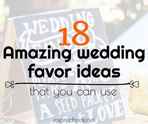 18 Amazing Wedding Favor Ideas 3