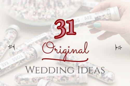 31 Original Wedding Ideas 1