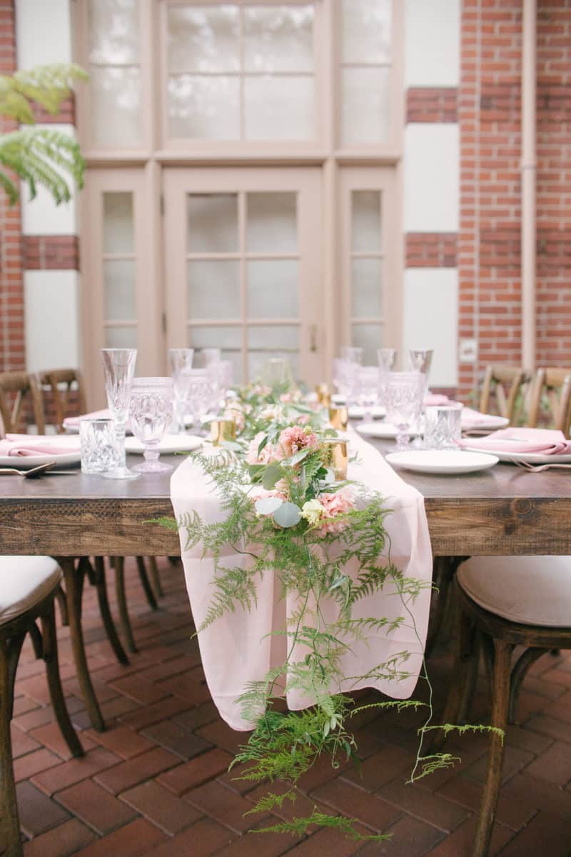 Styled Dusty Rose Rustic Wedding 79