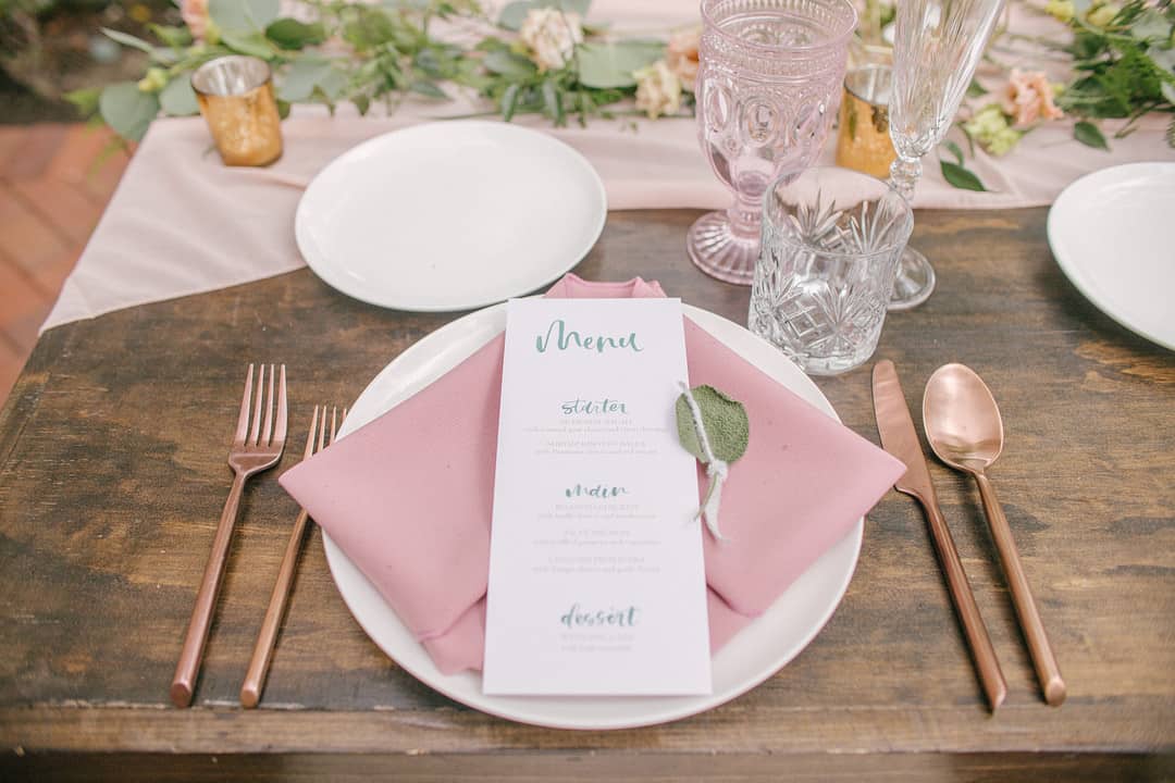 Styled Dusty Rose Rustic Wedding 91