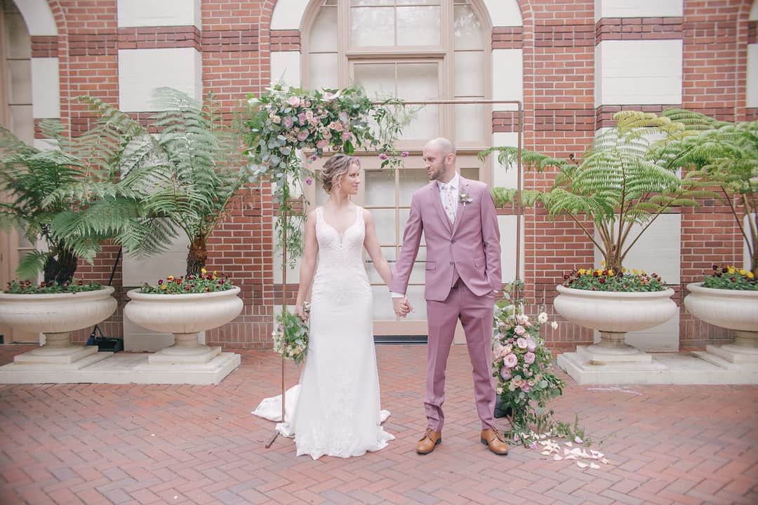 Styled Dusty Rose Rustic Wedding 111