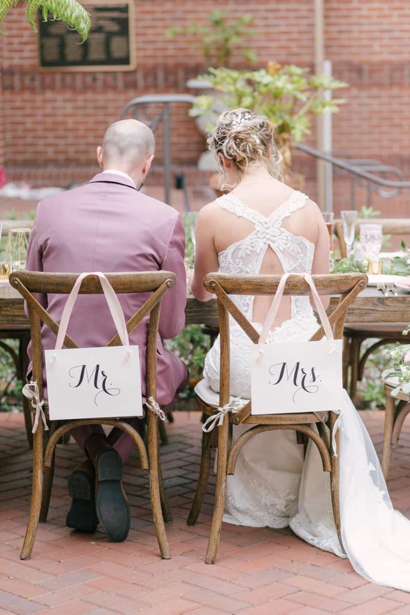 Styled Dusty Rose Rustic Wedding 117