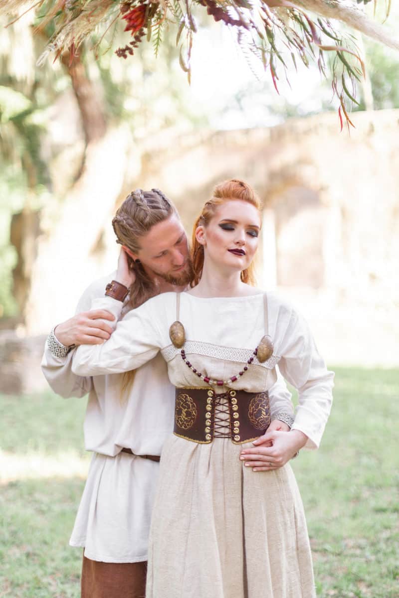 Viking Inspired Styled Wedding 75