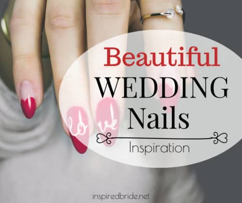 Wedding Nails Inspiration for Brides 46