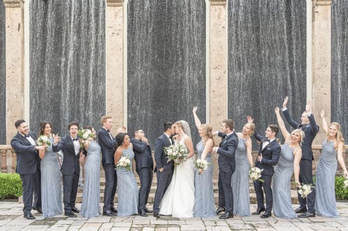 navy gray wedding