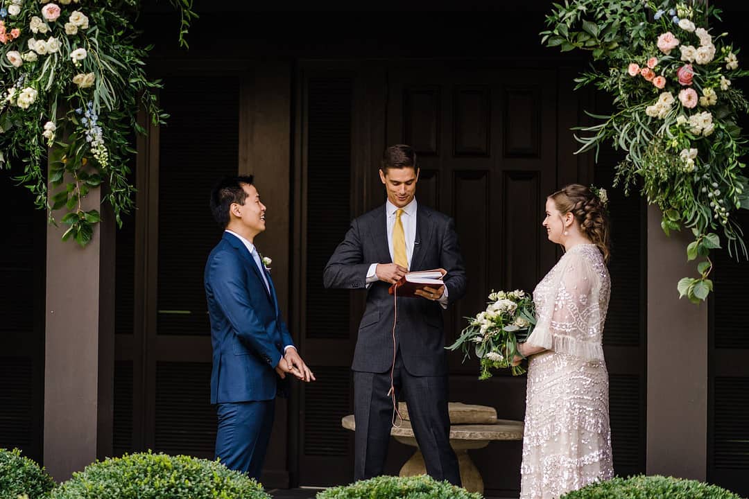 This Couple Tied The Knot In Their Parents' Magical Backyard 53