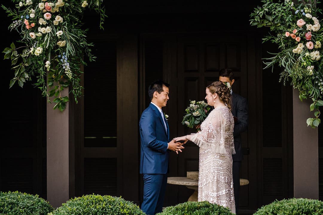 This Couple Tied The Knot In Their Parents' Magical Backyard 55