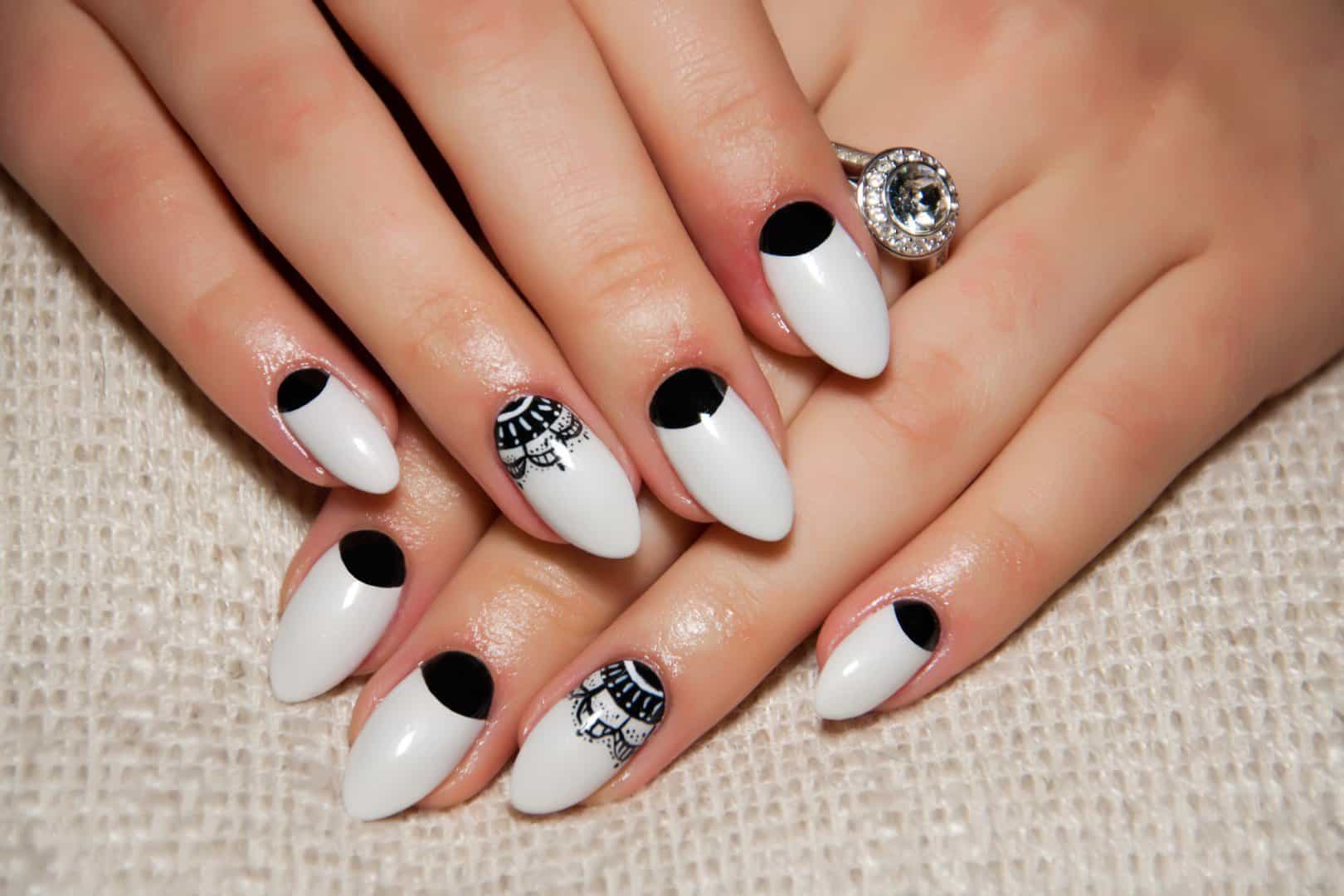 30+ One-of-a-Kind White Wedding Nail Designs For Brides 107