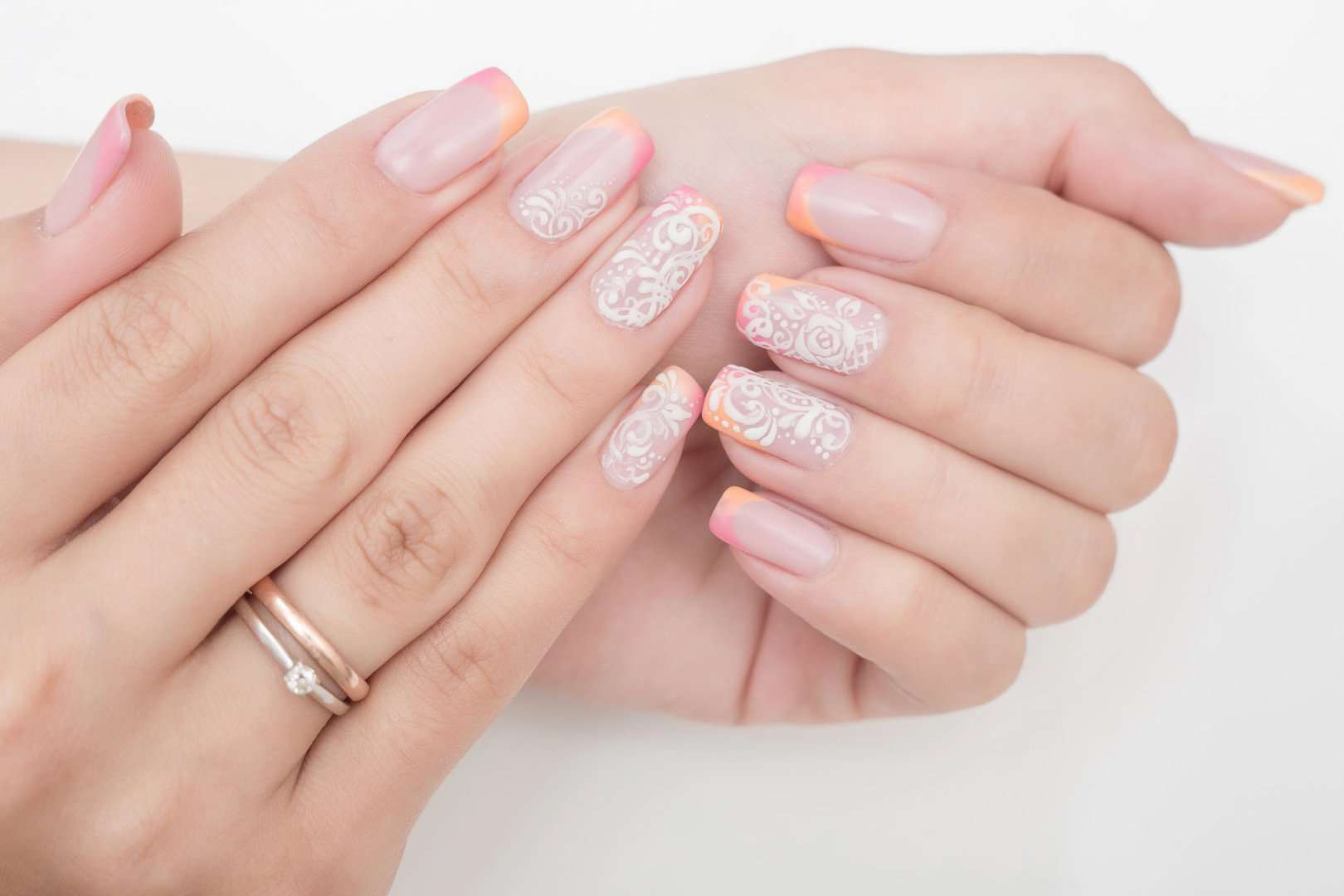 30+ One-of-a-Kind White Wedding Nail Designs For Brides 127