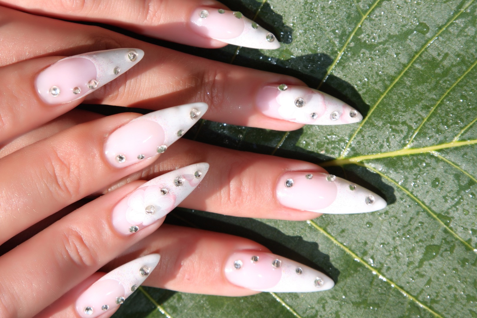 30+ One-of-a-Kind White Wedding Nail Designs For Brides 91