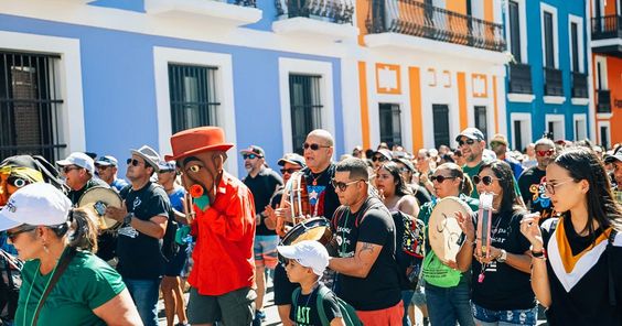 folk dancers in Puerto Rico