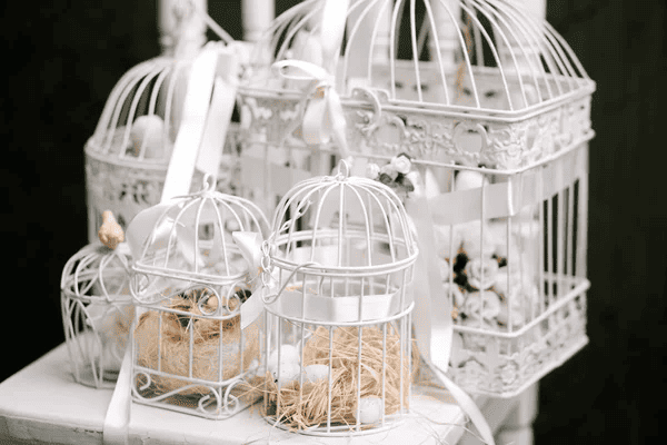 DIY Ideas: Repurpose a Vintage Birdcage into a Charming Wedding Card Box 11