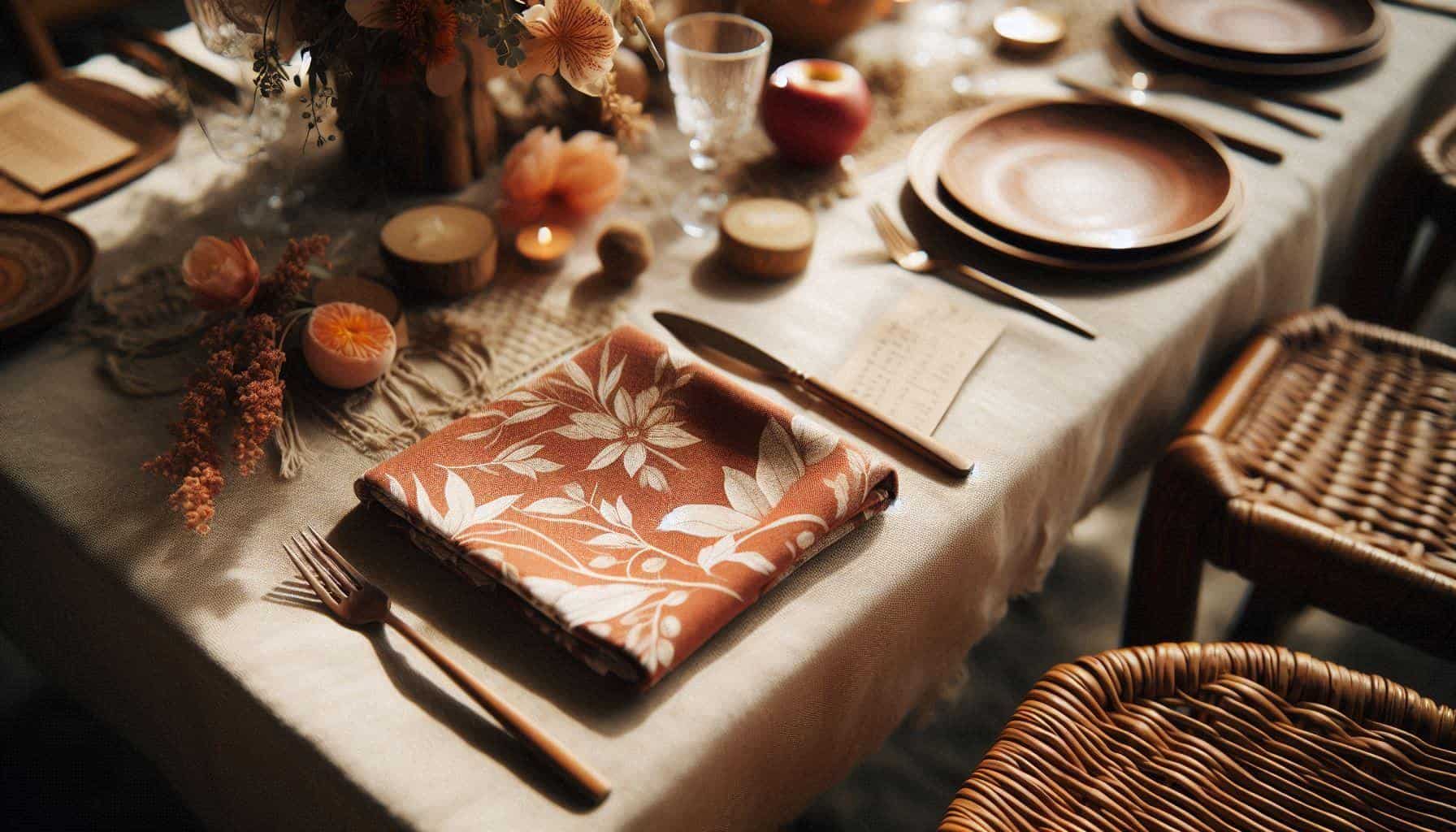 How to Style Custom Napkins to Complement Your Wedding Theme and Decor 13